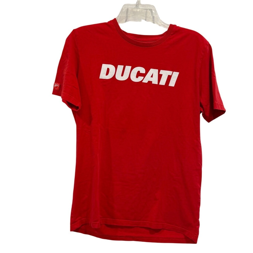 Ducati Sportswear Collection Red Graphic Logo T-Shirt Mens Size Medium Racing